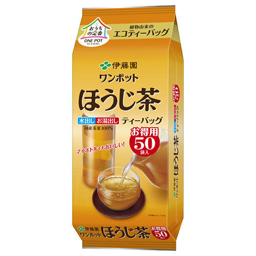Itoen One Pot Eco Tea Bag Hojicha 50 bags x 5 bags [shipped in Japan]