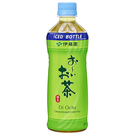 Itoen Ocha, thé vert (bouteille utilisable pour la congélation), 485 ml, 24 bouteilles en PET.
