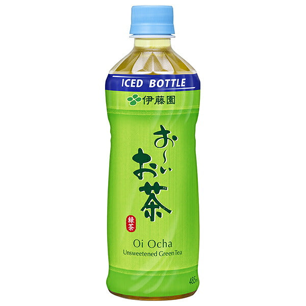 Itoen Oi Ocha Green Tea (Frozen Bottles) 485ml PET bottles x 24 pieces [Shipped in Japan]