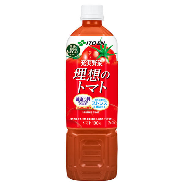 伊藤園 充実野菜 理想のトマト 740gペットボトル×15本入【日本出荷】