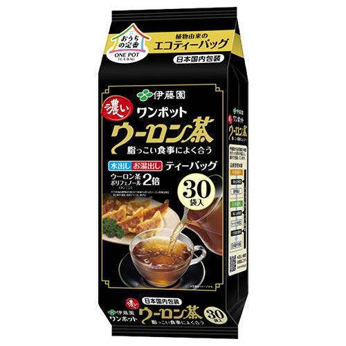 Itoen One Pot Eco Tea Bag Dark Oolong Tea 30 bags x 10 pieces [Shipped in Japan]