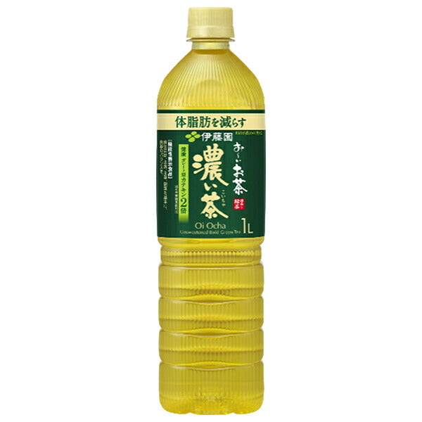 伊藤園 お〜いお茶 濃い茶スリム 1Lペットボトル×12本入【日本出荷】