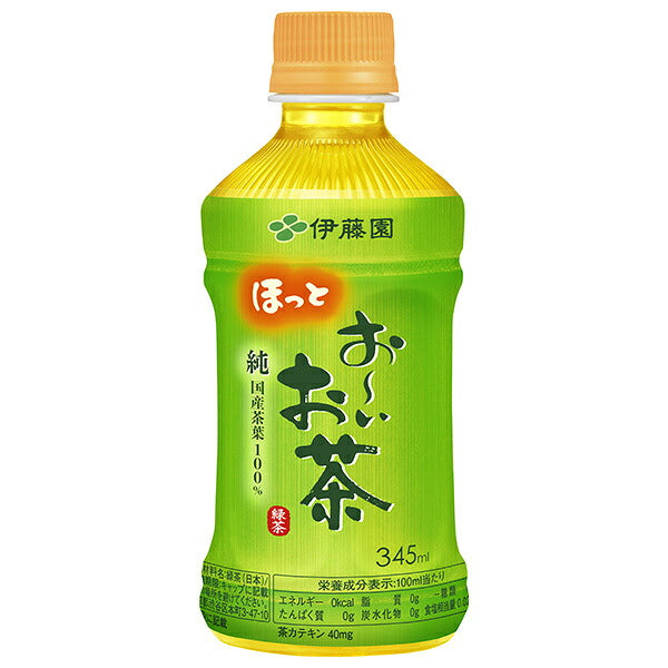 ITO EN Oi Ocha Hot Green Tea 345ml PET Bottles x 24 [Ships from Japan]