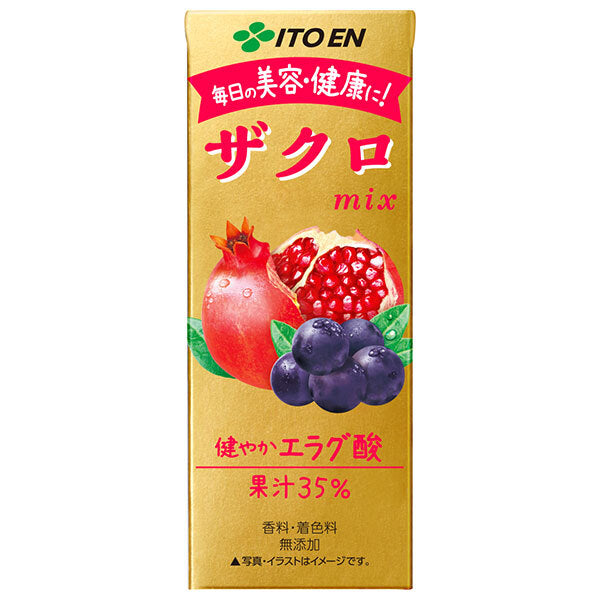 Itoen Pomegranate Mix 200ml paper pack x 24 pieces [shipped in Japan]