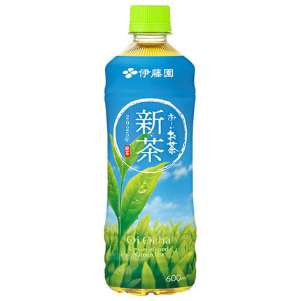 Thé nouveau Itoen Oi Ocha, bouteille PET de 600 ml, 24 bouteilles