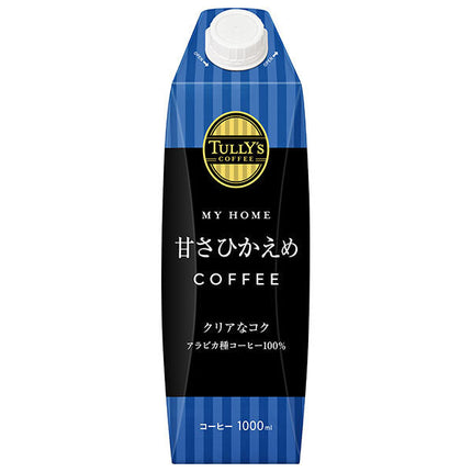 Itoen Tully's Coffee Moderate Sweetness 1L paper pack x 6 bottles [shipped in Japan]