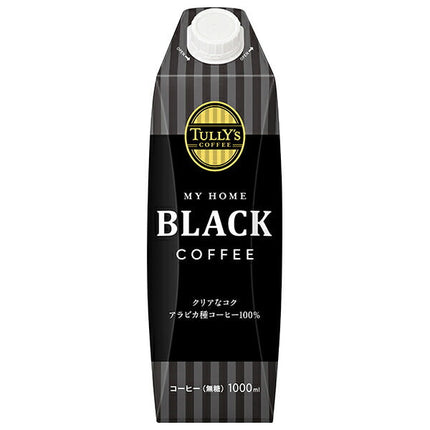 伊藤園 タリーズコーヒー ブラック 1L紙パック×6本入【日本出荷】