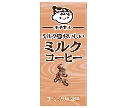 チチヤス ミルクがおいしいミルクコーヒー 200ml紙パック×24本入【日本出荷】