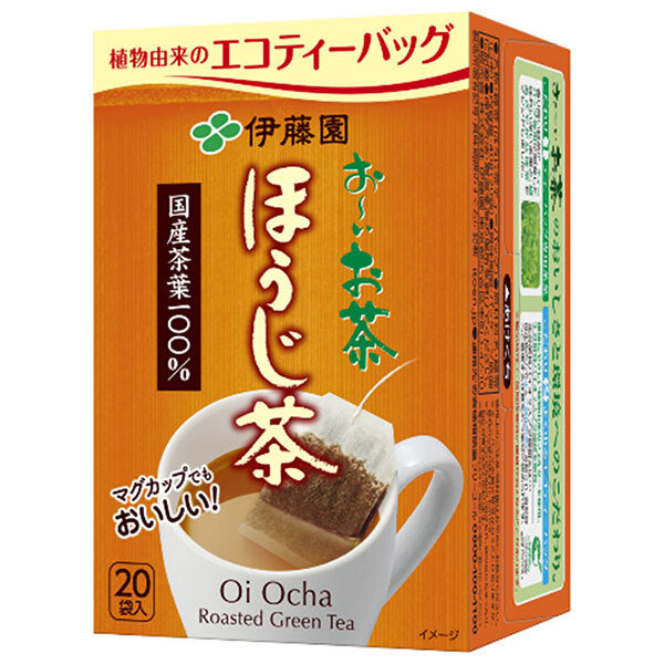 伊藤園 お〜いお茶 エコティーバッグほうじ茶 20袋入×10個入【日本出荷】