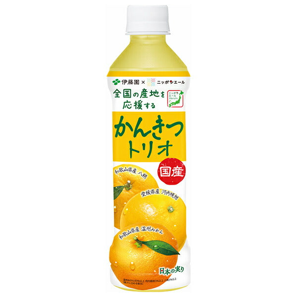 伊藤園 ニッポンエール 国産かんきつトリオ 400gペットボトル×24本入【日本出荷】