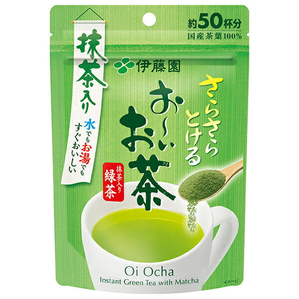 伊藤園 さらさらとける お〜いお茶 抹茶入り緑茶 40g×6袋入【日本出荷】