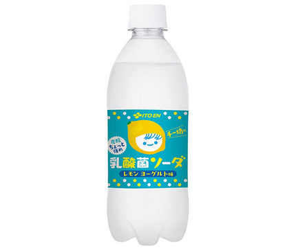 Itoen Chibou Lactic Acid Soda, Strong Lemon Yogurt Flavor, 500ml PET Bottle x 24 Bottles 