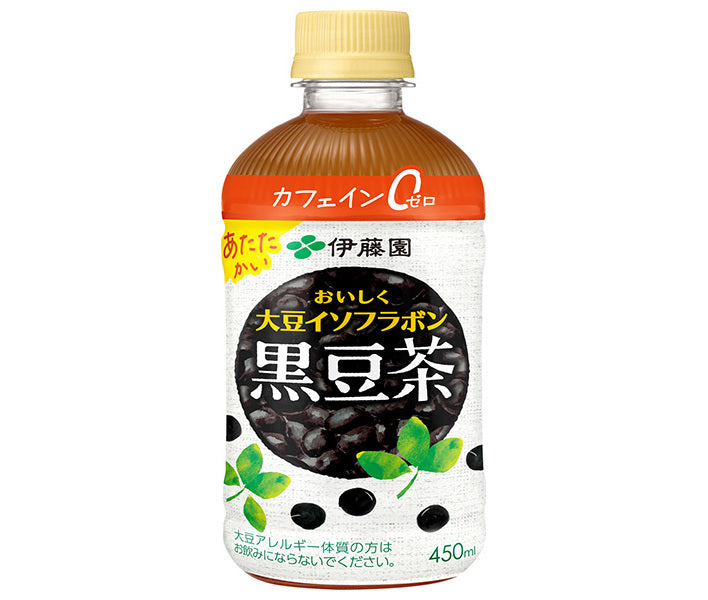 [11/25~ 10% off all products!!] Itoen [HOT] Delicious Soy Isoflavone Black Bean Tea 450ml PET bottle x 24 bottles