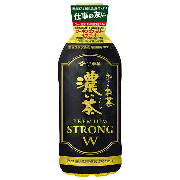 伊藤園 お~いお茶 濃い茶 PREMIUM STRONG W 470mlペットボトル×24本入【日本出荷】