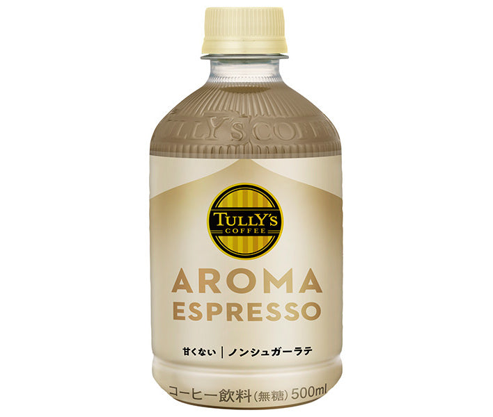 Itoen Tully's Aroma Espresso Latte sans sucre Bouteille PET de 500 ml x 24 pièces 