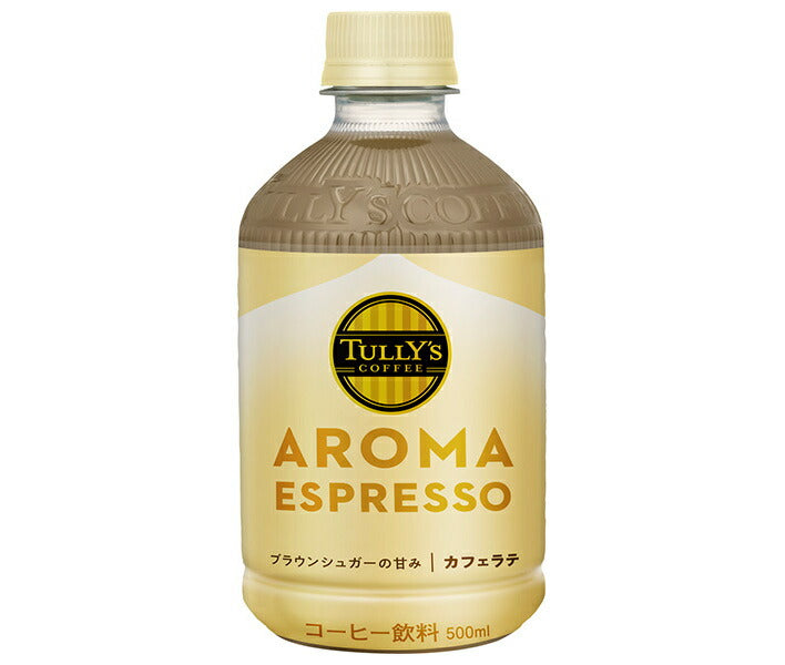 Itoen Tully's Aroma Espresso Cafe Latte Bouteille PET de 500 ml x 24 pièces 