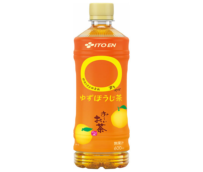 Itoen Oi Ocha Yuzu Hojicha 600ml PET bottle x 24 bottles 