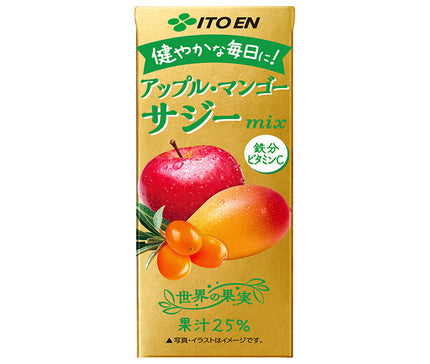 Itoen Apple Mango Sea Buckthorn Mix 200ml Paper Pack x 24 