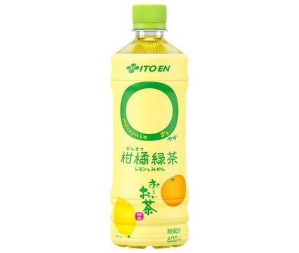 [11/25~ 10% off all products!!] Itoen Oi Ocha Oyaka (mellow) Citrus Green Tea 600ml PET bottle x 24 bottles 