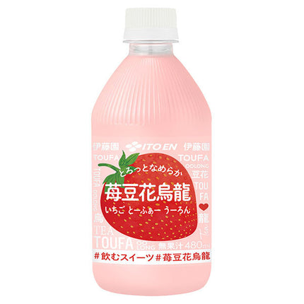 Itoen Strawberry Douhua Oolong 480ml PET bottle x 24 bottles