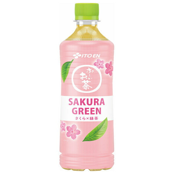 Itoen Oi Ocha SAKURA GREEN 600ml plastic bottle x 24 bottles [shipped in Japan]