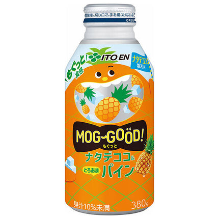 Itoen Mogutto Nata de Coco & Toroama Pineapple 380g Bottle Can x 24 Cans 