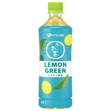 Itoen Oi Ocha LEMON GREEN 600ml plastic bottle x 24 bottles 