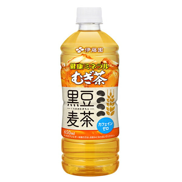 伊藤園 健康ミネラルむぎ茶 黒豆麦茶 650mlペットボトル×24本入