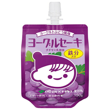 Itoen Yogurtshake Grape Flavor Yogurt 150g Pouch x 6 