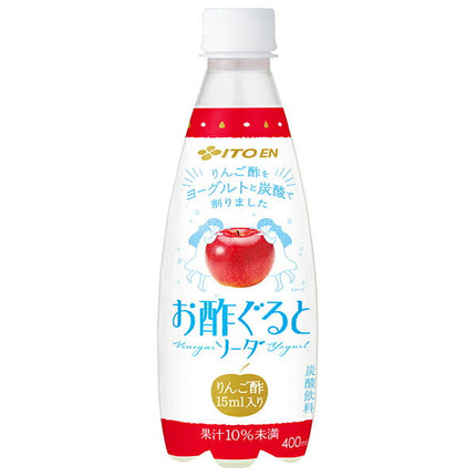 伊藤園 お酢ぐるとソーダ 400mlペットボトル×24本入