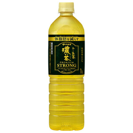 伊藤園 お〜いお茶 濃い茶 PREMIUM STRONG 1Lペットボトル×12本入【日本出荷】