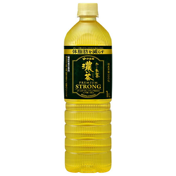 Itoen Oi Ocha Koicha PREMIUM STRONG 1L plastic bottle x 12 pieces [Shipped in Japan]