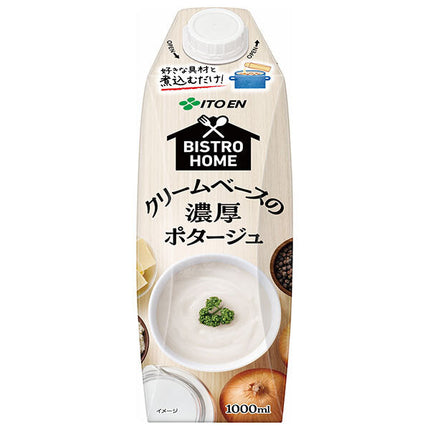 Itoen BISTRO HOME (Bistro Home) Cream-based rich potage 1000ml paper pack x 6 pieces [shipped in Japan]