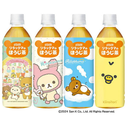 DyDo Rilakkuma Houjicha 500ml plastic bottle x 24 bottles [shipped in Japan]
