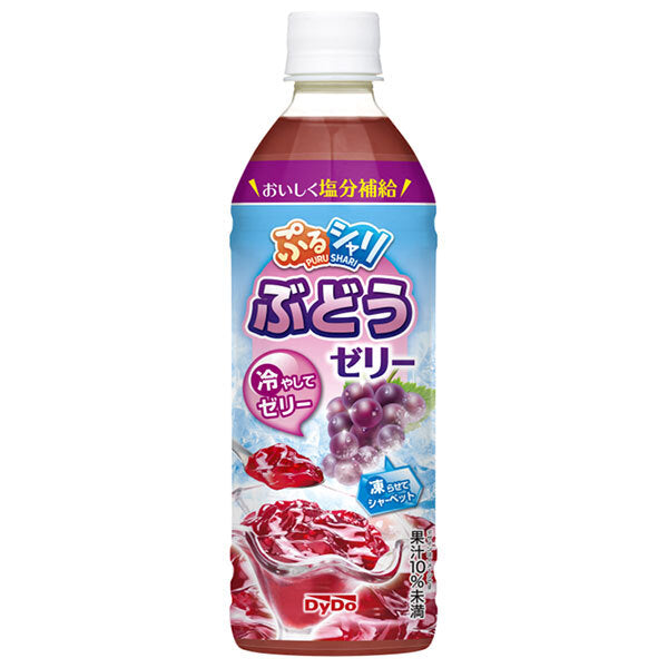 ダイドー ぷるシャリ ぶどうゼリー 490mlペットボトル×24本入【日本出荷】