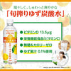 DyDo Wa no Chikara Seasonal Squeezed Yuzu Carbonated Water 500ml PET bottles x 24 bottles [Shipped in Japan]
