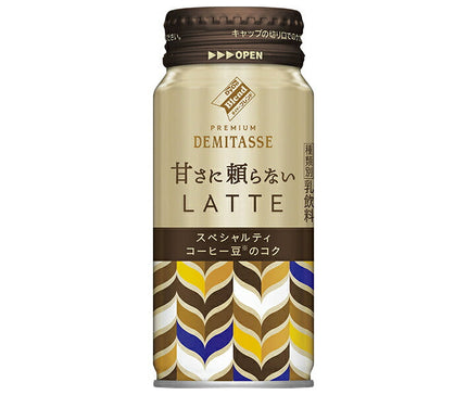 DyDo Blend Premium Demitasse Latte qui ne dépend pas de la douceur Bouteille de 210 g x 30 pièces 