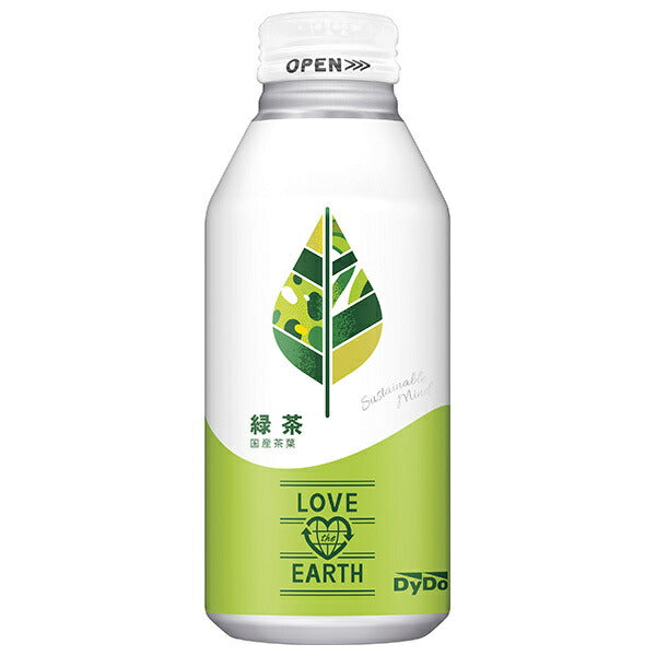 DAIDOH LOVE the EARTH Green Tea 400g Bottle Can x 24 Cans 