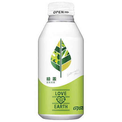 DyDo LOVE the EARTH green tea 400g bottle can x 24 pieces [shipped in Japan]