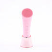 Silicone Electric Face Cleansing Brush with Vibration & Heating