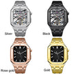 Premium Watch Strap & Protective Case – Modified Steel Strap Watch Accessory Kit