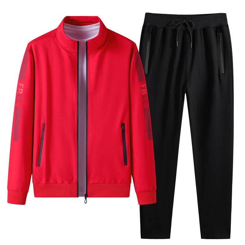 Men's Athleisure Stand Collar Track suit