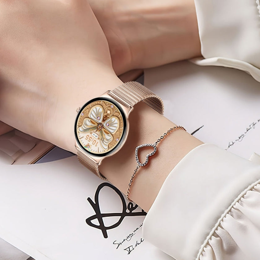 V89 Ultra-Thin Smart Watch with Bluetooth Calling for Women