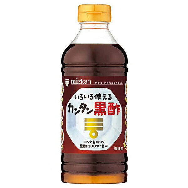 Mizkan Easy Black Vinegar Bouteille plastique 500 ml x 12 bouteilles 