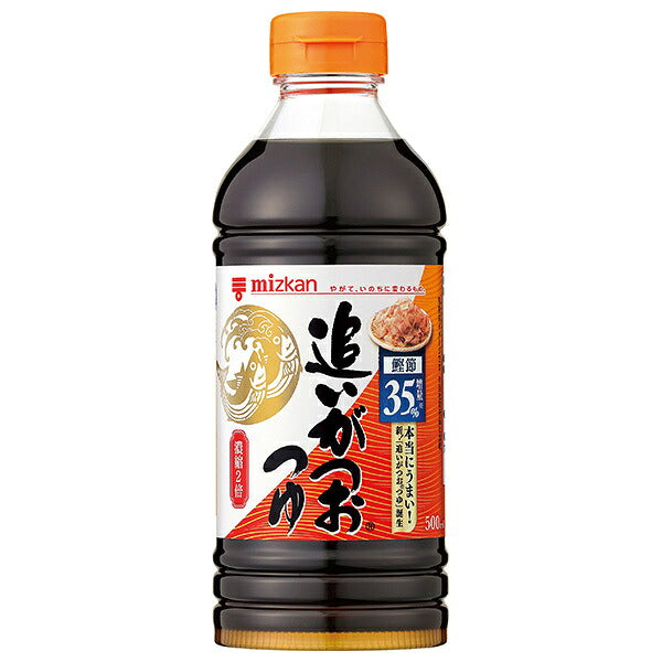 ミツカン 追いがつおつゆ2倍 500mlペットボトル×12本入【日本出荷】
