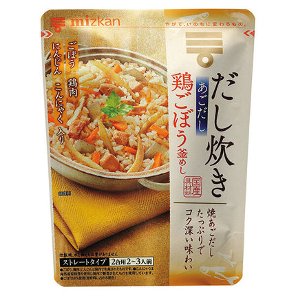 Mitsukan Dashi Cooked Agodashi Chicken Burdock Kamameshi 540g x 12 bags [Shipped in Japan]