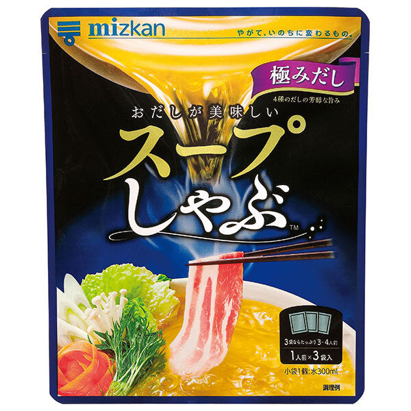 Soupe Mitsukan Shabu Kiwami Dashi (32g x 3 pièces) x 12 sachets 