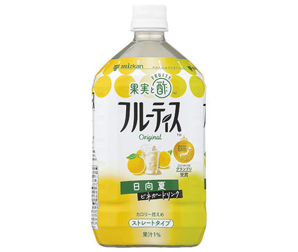 [11/25~ 10% off all products!!] Mitsukan Fruitis Hyuga Natsu Straight 1000ml PET bottle x 6 bottles