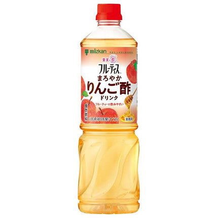 Mizkan Commercial Fruitis Mellow Apple Cider Vinegar Drink 1000 ml bouteilles PET x 8 bouteilles