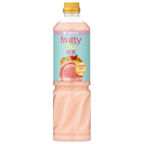ミツカン 業務用 フルーティス りんご酢白桃ミックス 1000mlペットボトル×8本入【日本出荷】